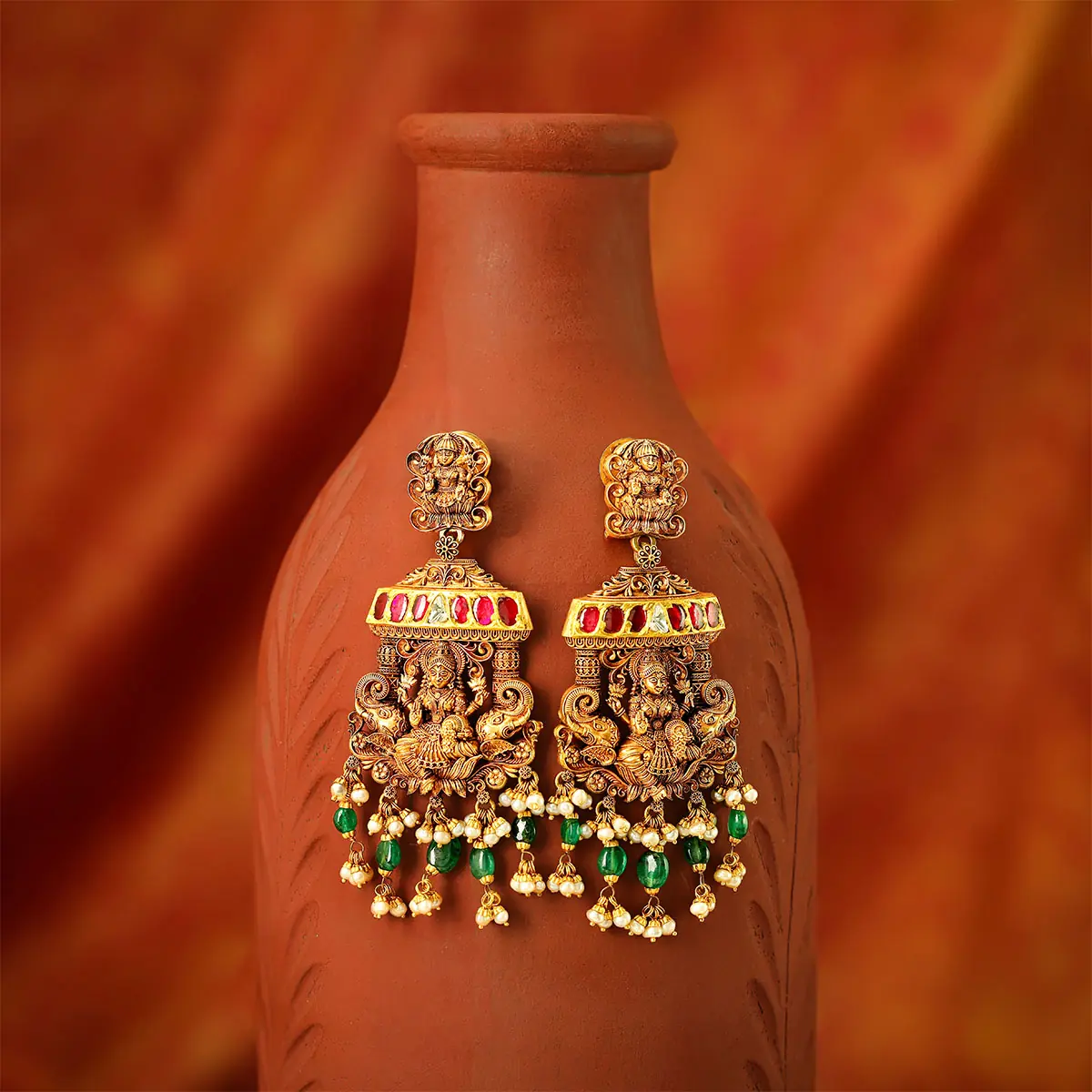 Amrita Kundan Stud Drops